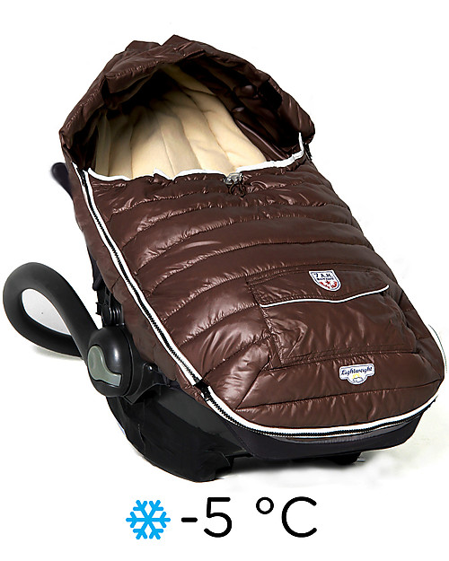 7AMenfant Baby Shield Stroller Sack  - Marron Glacé Adjustable Covers Footmuffs