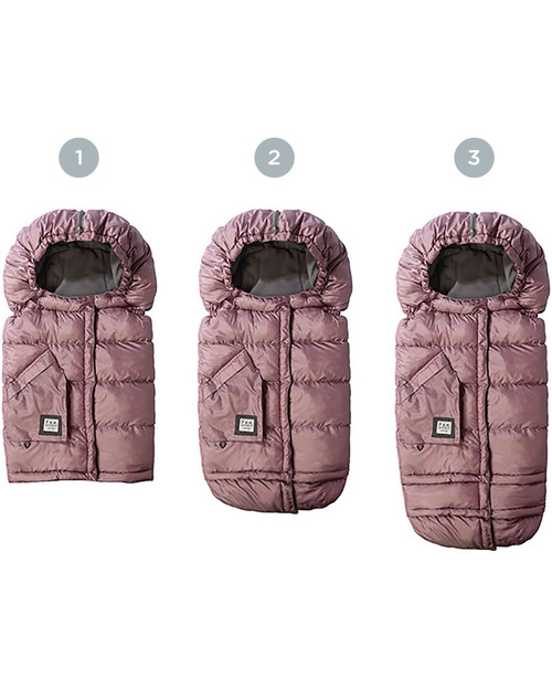 7AMenfant Blanket 212 Evolution® Adaptable Foot Muff - Metallic Lilac - 0 to 4 years Footmuffs
