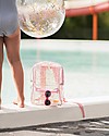 A Little Lovely Company Backpack: Glitter - Transparent/Pink Kindergarten Backpacks