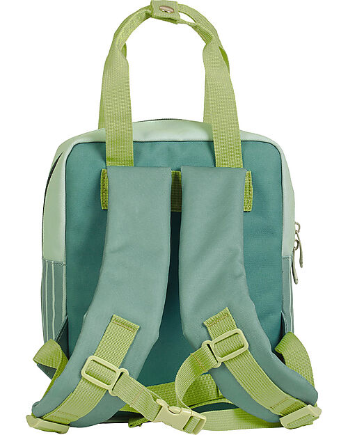 A Little Lovely Company Backpack with Handles - Dinosaur - 21 x 26 x 10 cm Kindergarten Backpacks