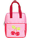 A Little Lovely Company Backpack with Handles - Happy Cherries - 21 x 26 x 10 cm Kindergarten Backpacks