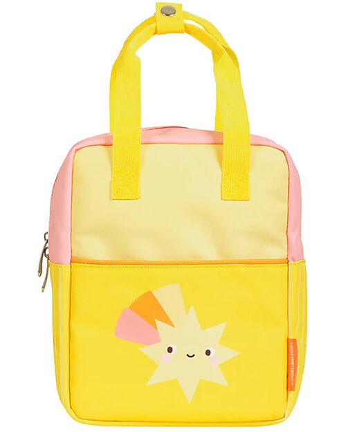 A Little Lovely Company Backpack with Handles - Shooting Stars - 21 x 26 x 10 cm Kindergarten Backpacks