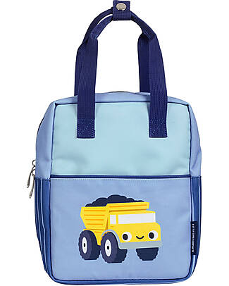 A Little Lovely Company Backpack with Handles - Tractor - 21 x 26 x 10 cm Kindergarten Backpacks