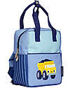 A Little Lovely Company Backpack with Handles - Tractor - 21 x 26 x 10 cm Kindergarten Backpacks