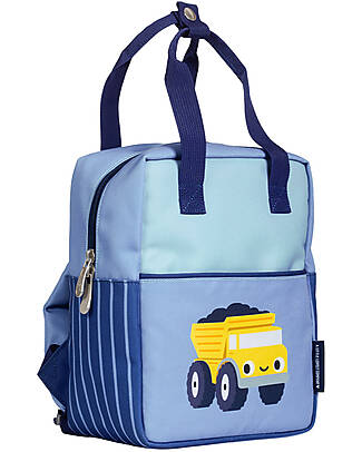 A Little Lovely Company Backpack with Handles - Tractor - 21 x 26 x 10 cm Kindergarten Backpacks