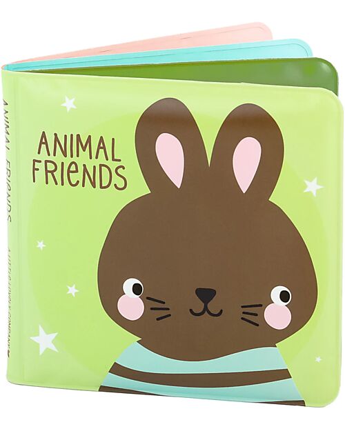 A Little Lovely Company Bath Book - Animal friends Bath Toys