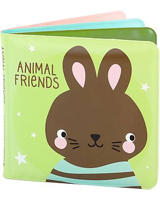 A Little Lovely Company Bath Book - Animal friends Bath Toys
