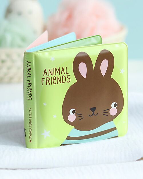 A Little Lovely Company Bath Book - Animal friends Bath Toys