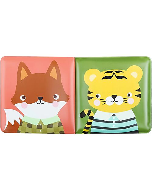 A Little Lovely Company Bath Book - Animal friends Bath Toys