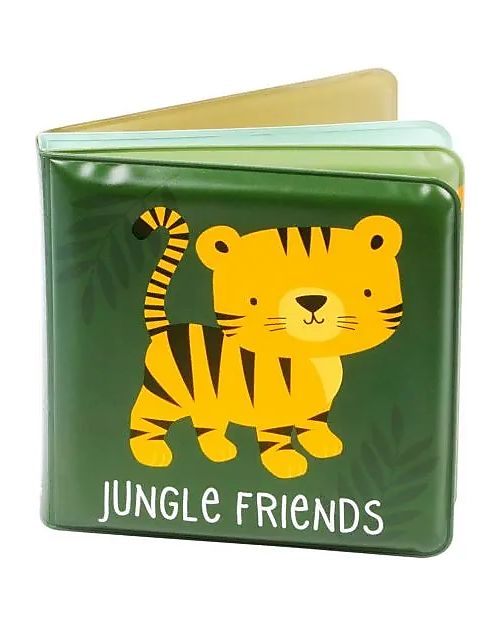 A Little Lovely Company Bath Book - Jungle Friends Bath Toys