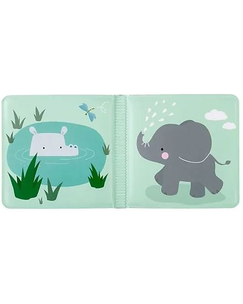 A Little Lovely Company Bath Book - Jungle Friends Bath Toys