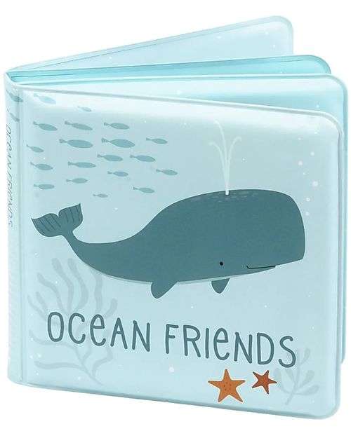 A Little Lovely Company Bath Book - Ocean Friends Bath Toys