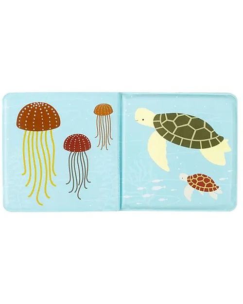 A Little Lovely Company Bath Book - Ocean Friends Bath Toys