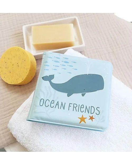A Little Lovely Company Bath Book - Ocean Friends Bath Toys
