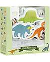 A Little Lovely Company Bath Sticker Toys - Dinosaurus - with Storage Bag Bath Toys