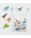 A Little Lovely Company Bath Sticker Toys - Dinosaurus - with Storage Bag Bath Toys