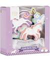 A Little Lovely Company Bath Sticker Toys - Unicorn Dreams - with Storage Bag Bath Toys