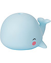 A Little Lovely Company Bath Toy, Whale - Light Blue Bath Toys
