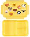 A Little Lovely Company Bento Lunch Box - Animal Friends - Removable Compartments Snack Boxes