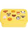 A Little Lovely Company Bento Lunch Box - Animal Friends - Removable Compartments Snack Boxes