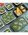 A Little Lovely Company Bento Lunch Box - Crocodiles - with Removable Compartments Snack Boxes