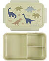 A Little Lovely Company Bento Lunch Box - Dinosaurs - with Removable Compartments Snack Boxes
