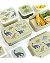 A Little Lovely Company Bento Lunch Box - Dinosaurs - with Removable Compartments Snack Boxes