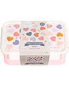 A Little Lovely Company Bento Lunch Box - Hearts - Removable Compartments Food Containers