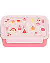 A Little Lovely Company Bento Lunch Box - Ice-Cream - with Removable Compartments Snack Boxes