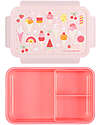 A Little Lovely Company Bento Lunch Box - Ice-Cream - with Removable Compartments Snack Boxes