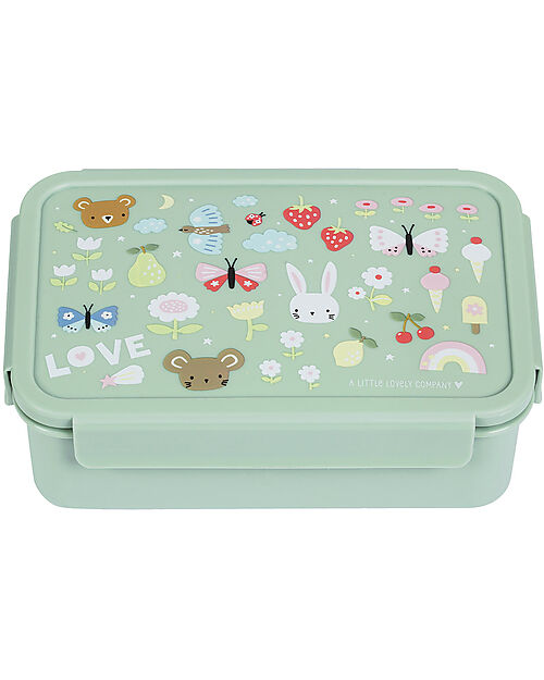 A Little Lovely Company Bento Lunch Box - Joy - with Removable Compartments Snack Boxes