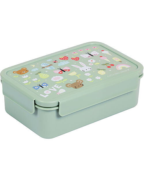 A Little Lovely Company Bento Lunch Box - Joy - with Removable Compartments Snack Boxes