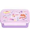 A Little Lovely Company Bento Lunch Box - Princesses - Pull-Out Compartments Food Containers