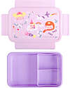 A Little Lovely Company Bento Lunch Box - Princesses - Pull-Out Compartments Snack Boxes