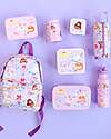 A Little Lovely Company Bento Lunch Box - Princesses - Pull-Out Compartments Snack Boxes