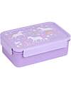 A Little Lovely Company Bento Lunch Box - Unicorn Dreams - Removable Compartments Snack Boxes
