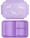 A Little Lovely Company Bento Lunch Box - Unicorn Dreams - Removable Compartments Snack Boxes