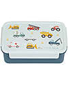 A Little Lovely Company Bento Lunch Box - Vehicles - with Removable Compartments Snack Boxes