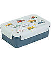 A Little Lovely Company Bento Lunch Box - Vehicles - with Removable Compartments Snack Boxes