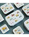 A Little Lovely Company Bento Lunch Box - Vehicles - with Removable Compartments Snack Boxes