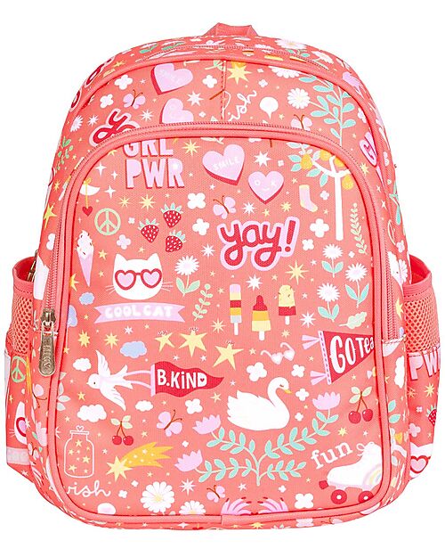 A Little Lovely Company Big Backpack with Insulated Compartment - Fun - 27x32x19 cm Backpack