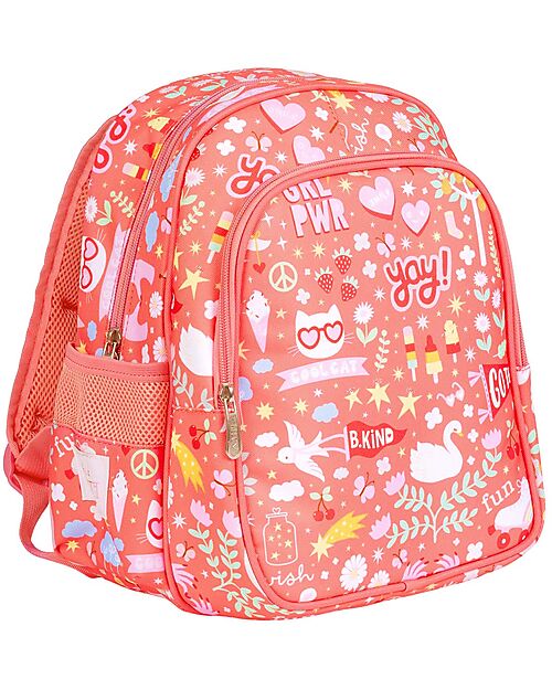 A Little Lovely Company Big Backpack with Insulated Compartment - Fun - 27x32x19 cm Backpack