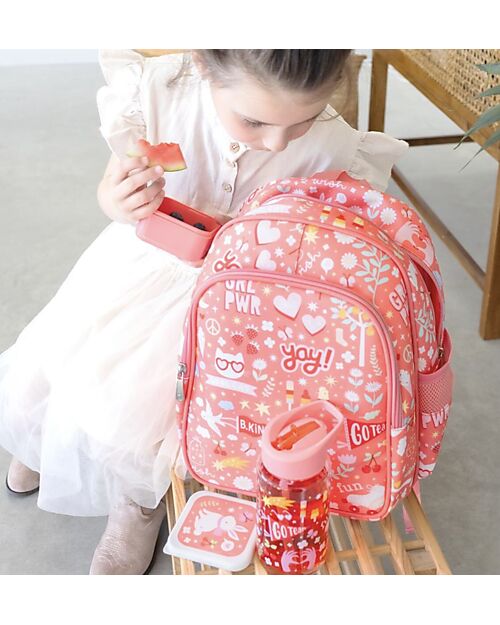 A Little Lovely Company Big Backpack with Insulated Compartment - Fun - 27x32x19 cm Backpack