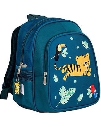A Little Lovely Company Big Backpack with Insulated Compartment - Jungle Tiger - 27x32x19 cm Small Backpacks