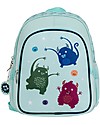 A Little Lovely Company Big Backpack with Insulated Compartment - Monsters - 27x32x19 cm Kindergarten Backpacks