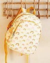 A Little Lovely Company Big Backpack with Insulated Compartment - Rainbows - 27x32x19 cm Kindergarten Backpacks