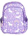 A Little Lovely Company Big Backpack with Insulated Compartment - Unicorn Dreams - 27x32x19 cm Kindergarten Backpacks