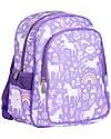 A Little Lovely Company Big Backpack with Insulated Compartment - Unicorn Dreams - 27x32x19 cm Kindergarten Backpacks