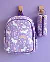 A Little Lovely Company Big Backpack with Insulated Compartment - Unicorn Dreams - 27x32x19 cm Kindergarten Backpacks