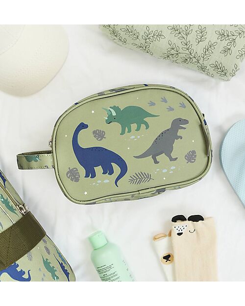 A Little Lovely Company Big Pencil Case - Dinosaurs - 20.5 x 14 x 9.5 cm Pencil Cases